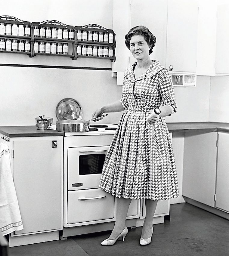 Ryggvänligare arbetshöjd blev standard på 1950-talet.