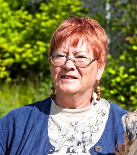 Hilde Nybom har arbetat med fruktträd på Balsgård.