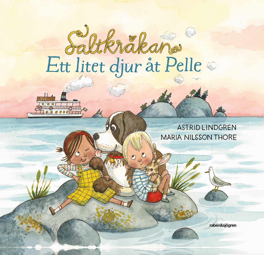 Maria Nilsson Thore har illustrerat ”Ett litet djur åt Pelle”.