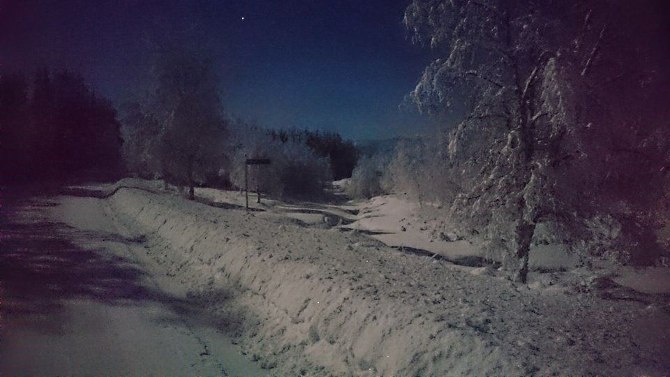 Månskenspromenad i brukar Maria Andersson njuta av!