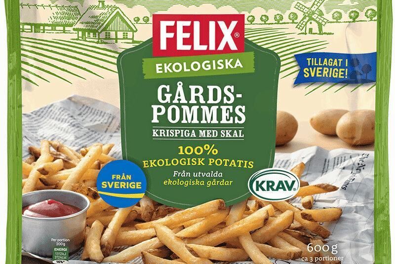 Gårdspommes från Felix, riktigt gott till middagen!