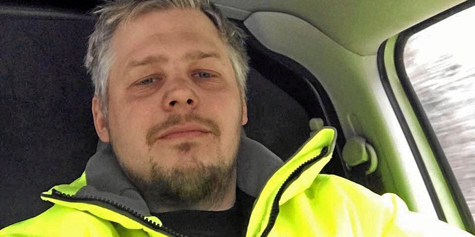 Emil Dahlgren ställde upp med en drönare för att ge räddningstjänsten bättre kontroll på branden. Foto: PRIVAT