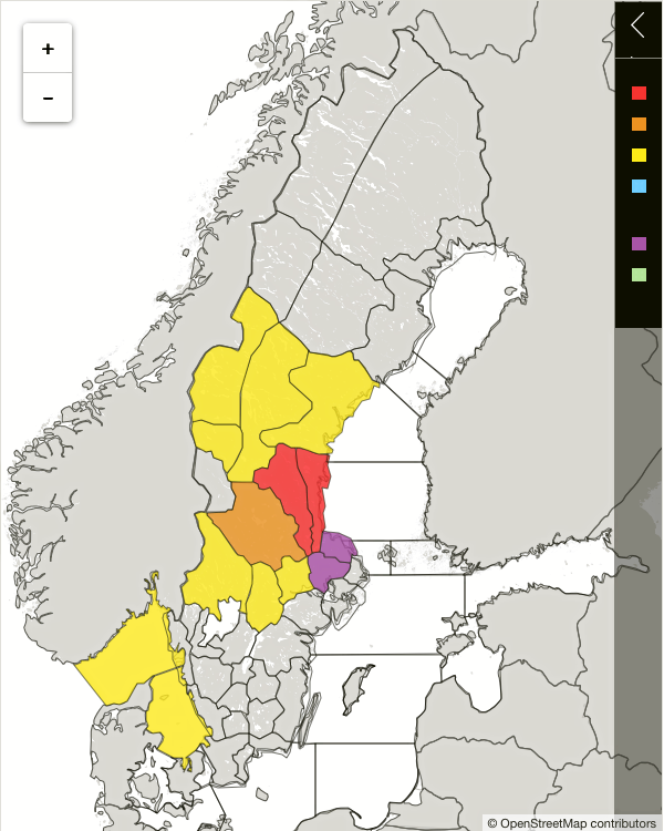 Årets vårflod väntas bli den värsta på 50 år i Gävleborgs län. Klass 1-varning ligger för stora delar av Norra Svealand och delar av södra Norrland.
