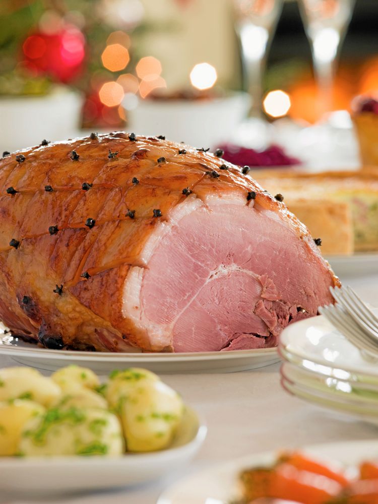 Julskinkan, höjdpunkten på många julbord.