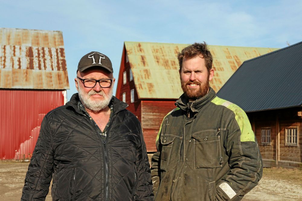 Sylve och Emil Jakobsson i Akebäck, Gotland. Ättlingar till utvandrade ukrainare från Gammalsvenskby.