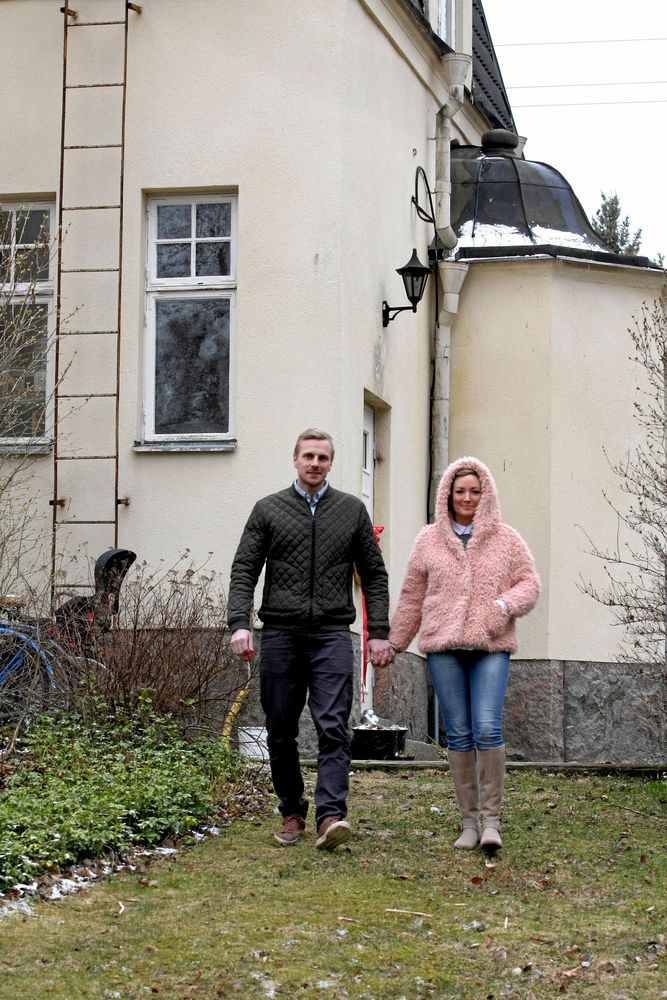 Renoveringen av villan utanför Eskilstuna har varit en hjälp i krisen.