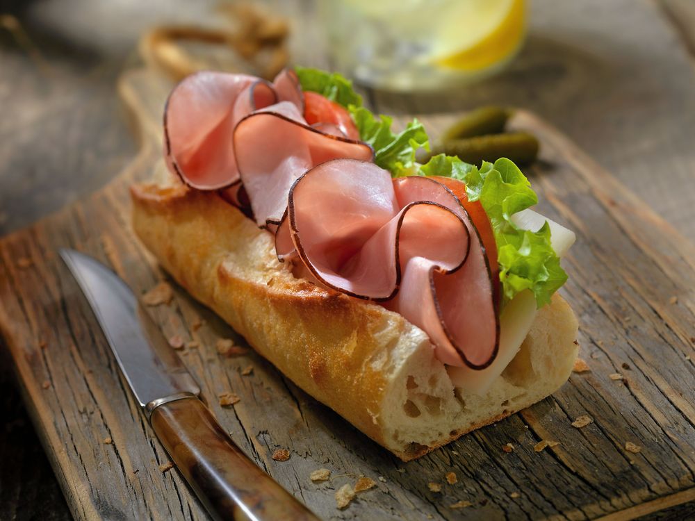 Godaste skinkan på mackan! Den kommer från Jakobsdal.