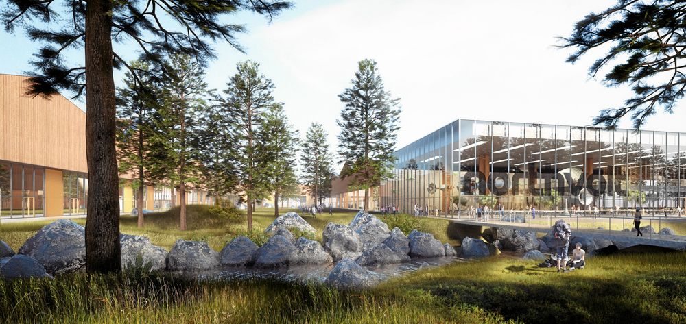 Planen. Så här är Northvolts batterifabrik i Skellefteå tänkt att se ut.