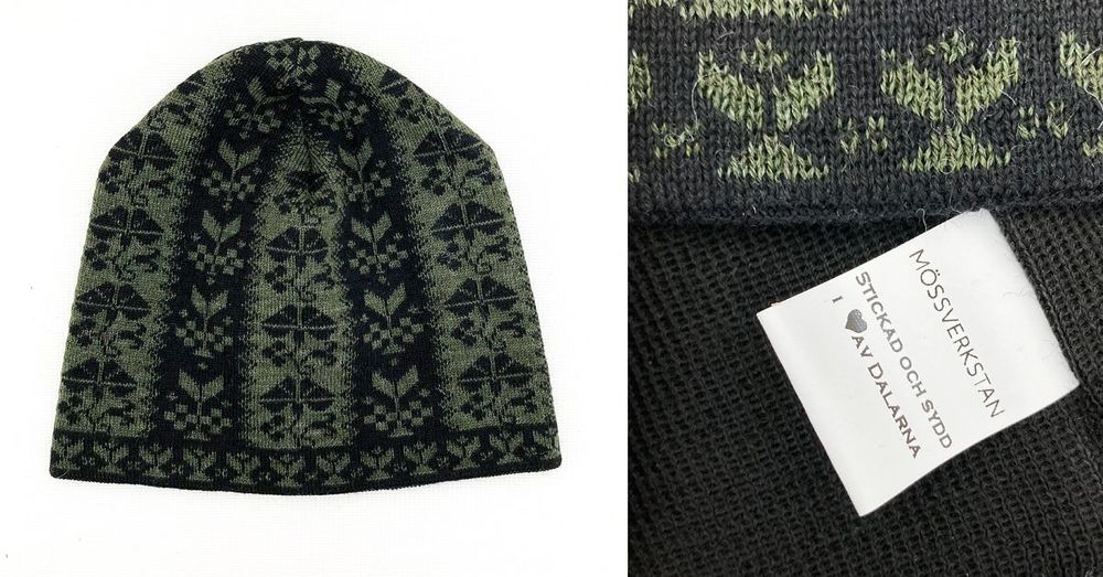 Stickad mössa i ull. För komfort och funktion har mössan har ett foder av Polycolon i nedre delen.