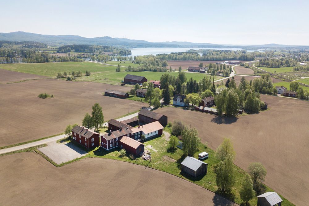 Det är relativt ostörda omgivningar kring världsarvsgården.