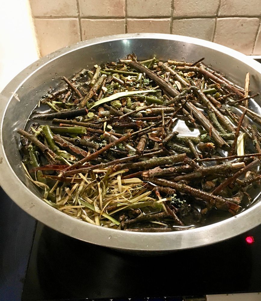 Senaste koket med sälgpinnar.