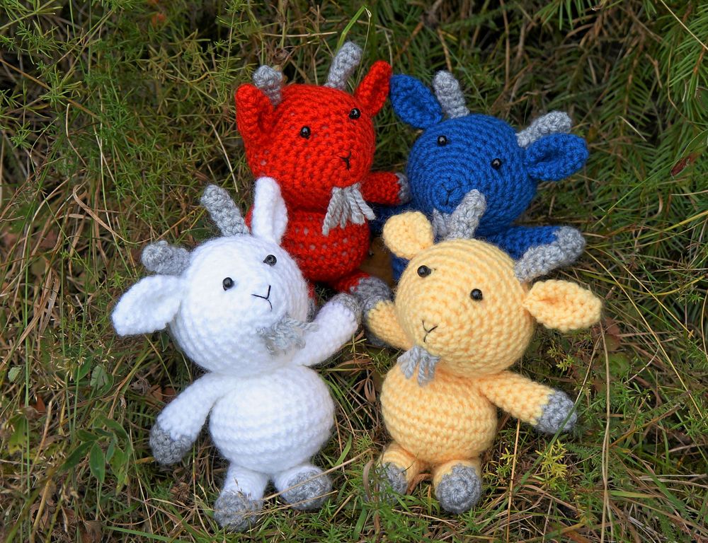 Getterna är perfekta restgarnsprojekt.