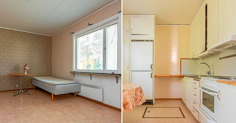 Bostäderna är för tillfället obebodda. ”Vi måste satsa på det folk vill ha så att det blir slantar över till renoveringar”, säger Lilian Holloway om försäljningen.