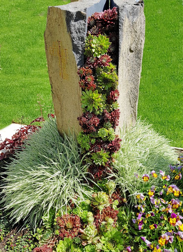 Väl utnyttjad skreva i natursten.