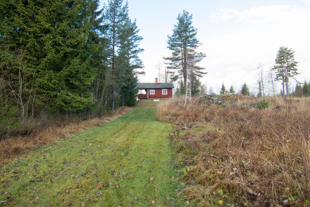 Efter omarronderingen i Leksands östra lyckades Trons byta till sig mark och några fäbodbyggnader och arbetet med att återställa miljön kunde starta. Bilden tagen 2003.