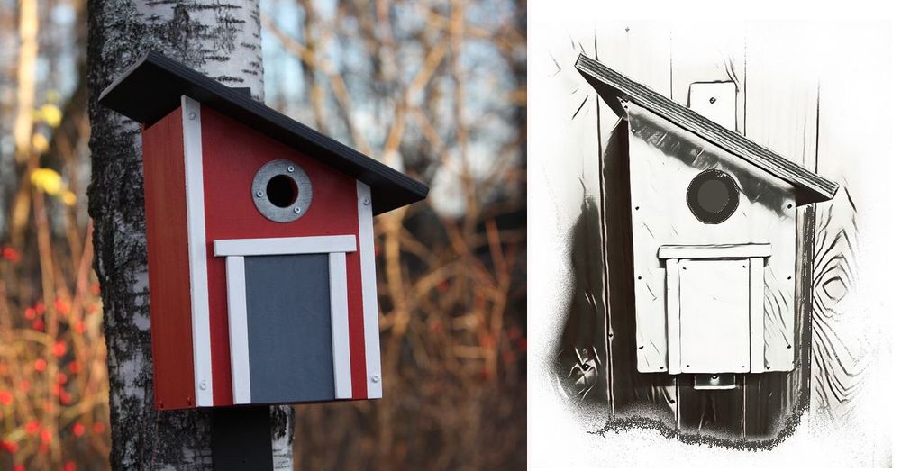 Alla komponenter till byggsatsen levereras omålade och du får nu möjlighet att måla den i dina favoritfärger.