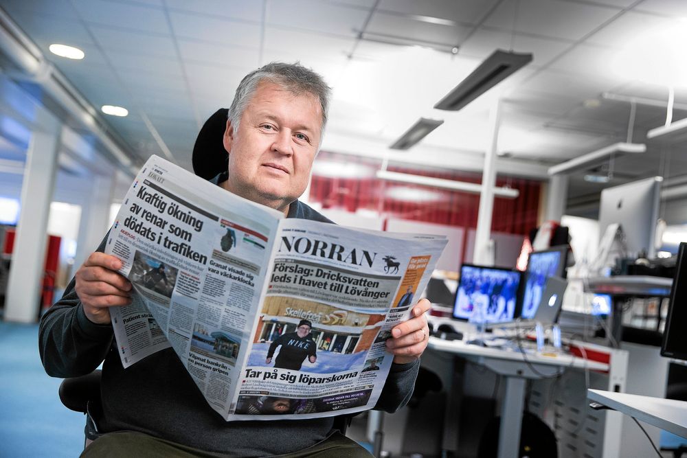 ”Stärkt ego”. Senior reporter Lars Andersson har granskat Northvolt för lokaltidningen Norran och tror att projektet betytt mycket för Skellefteå, även om det inte skulle bli av. ”Det har stärkt vårt ego och fått oss att samlas mot ett mål”, säger han.