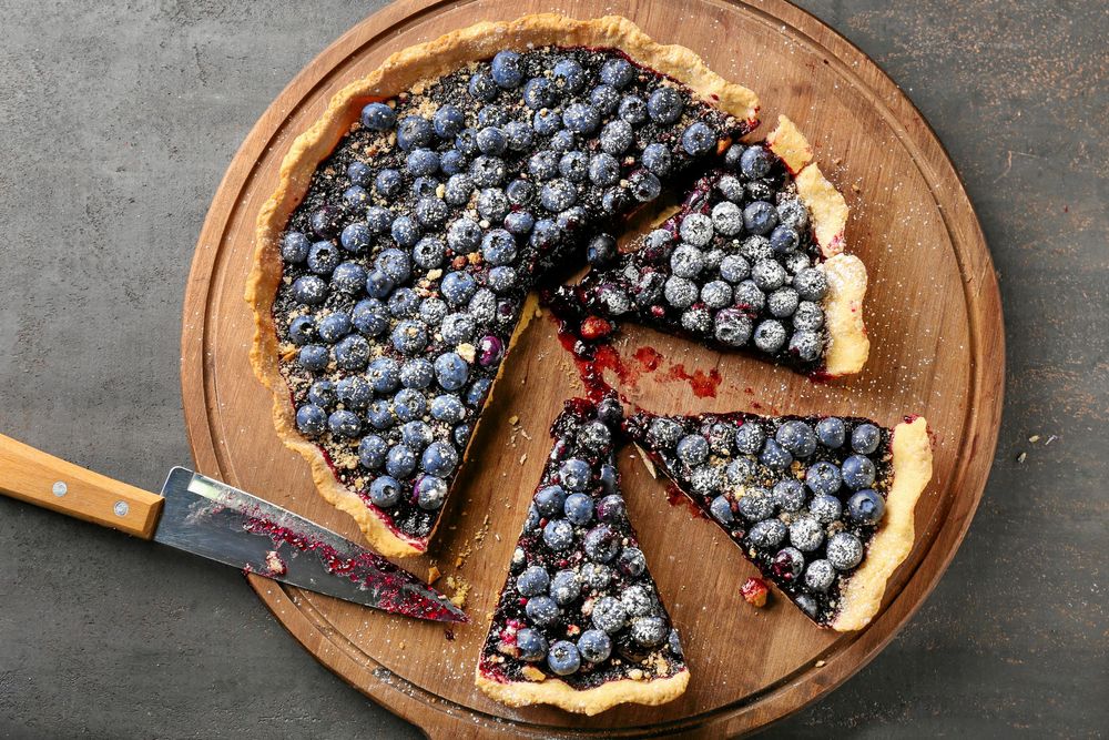 Knäckig blåbärspaj - kan det bli godare?