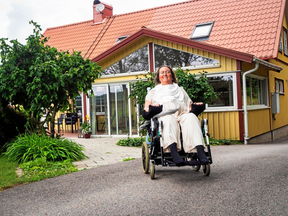 ”Jag har alltid fått höra att jag har så mycket energi. Det har jag fortfarande!” säger Maria Larsson.