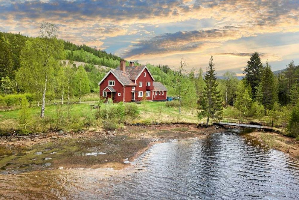 Fastigheten har ett minst sagt magiskt läge.