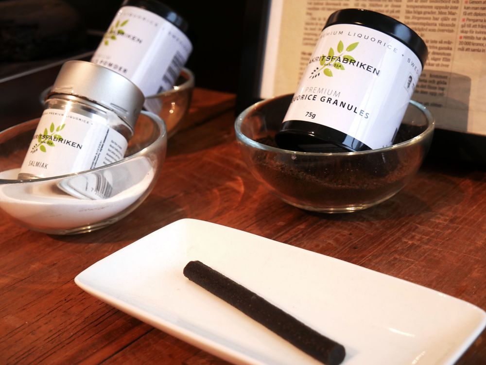 Många olika typer av lakrits finns att smaka.