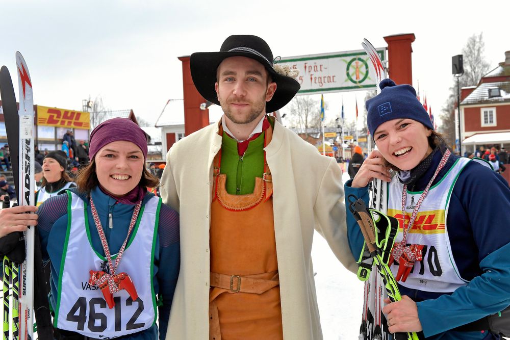 Systrarna Kallur vid Tjejvasan 2019.