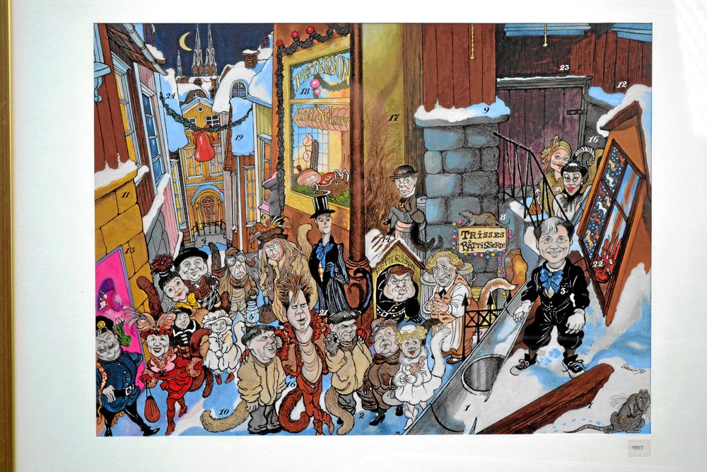 s, 1997. En sentida klassiker byggd på Gösta Knutssons klassiska bok från 1939 om ett gäng katters liv och öden i Uppsala. Tecknare: Ellen Auensen.