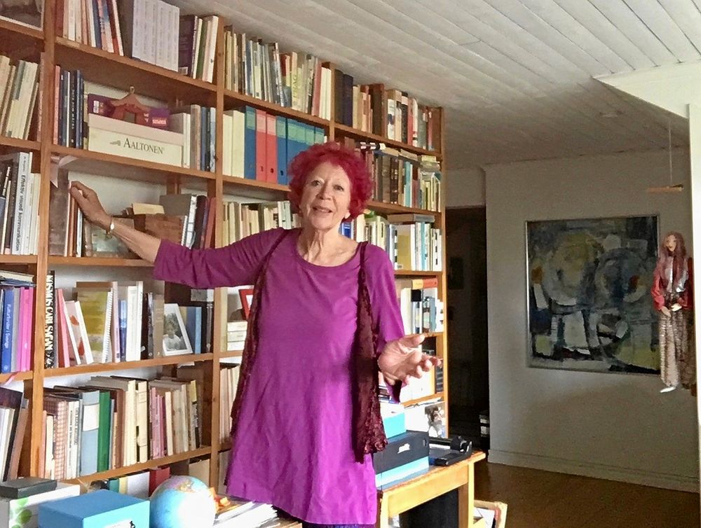 Ulla Keyling i sitt hem.