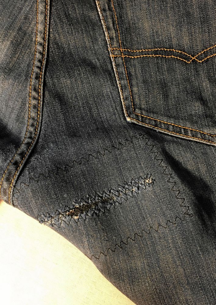 En sicksack runt själva revan och allt är klart.