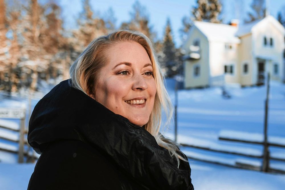 Linda Hörnfeldt bor cirka två mil utanför Örnsköldsvik i Ångermanland. ”Jag har så många idéer för landsbygden.”