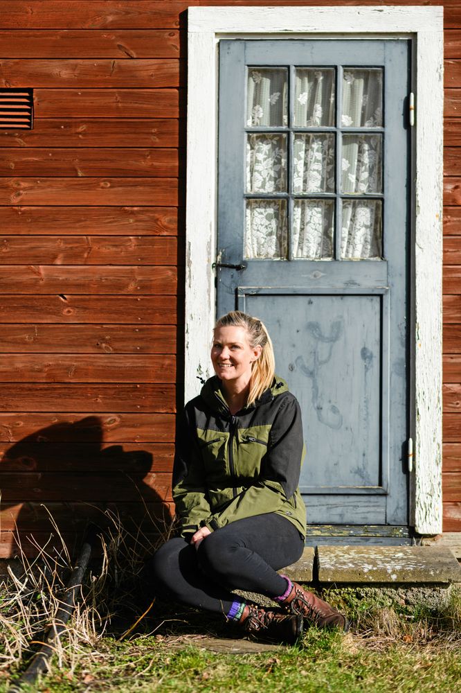 Sofia älskar sitt liv med odling och djur!