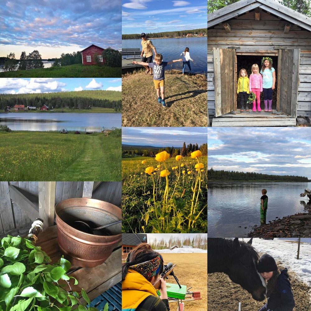 Familjen har letat efter hus i två år utan att lyckas men nu letar man efter en hel by.