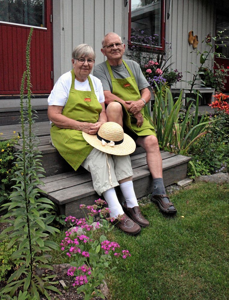 Denise och Jean Hellström i Östervåla.