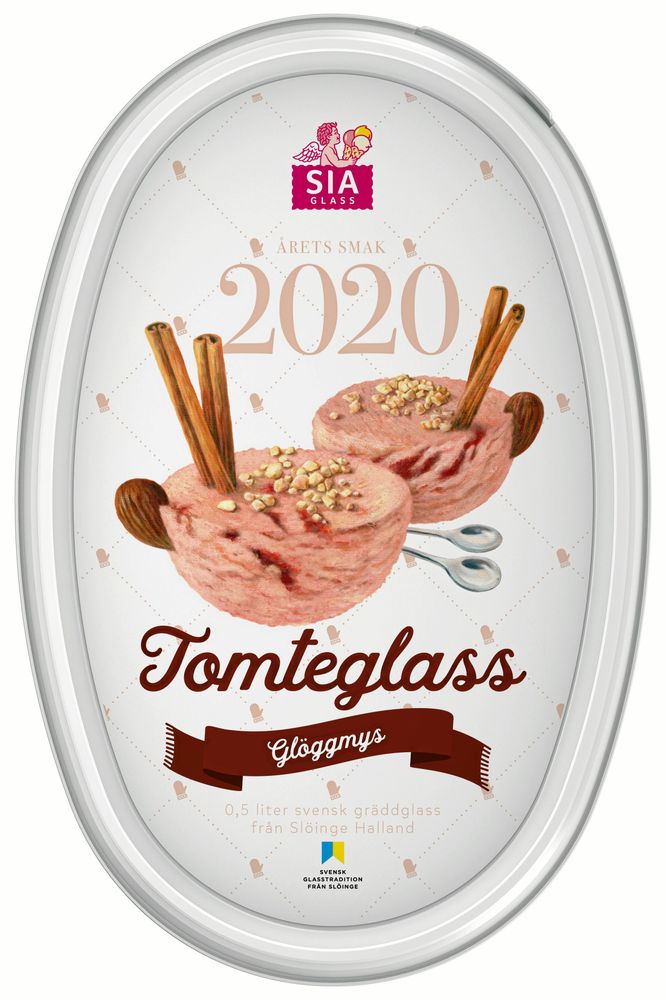 Tomteglass med spännande smak av glögg.