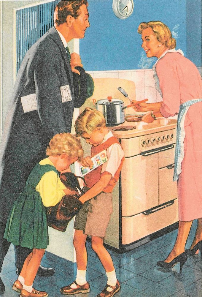 Frufällan. Välkommen hem älskling, maten är snart klar!