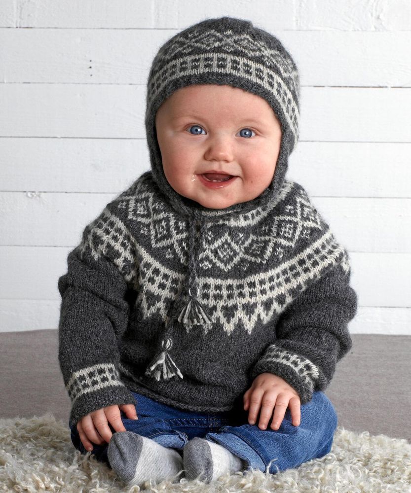 Det lena lama-ullet är mjukast möjliga för babyns nya plagg.