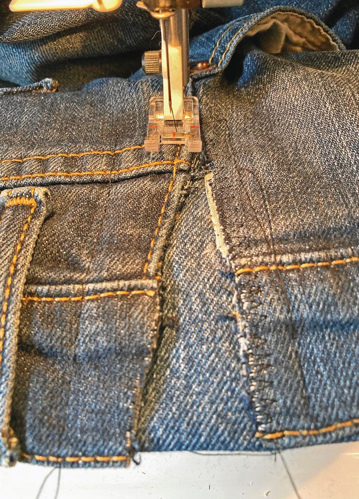 Sy fast med sicksack