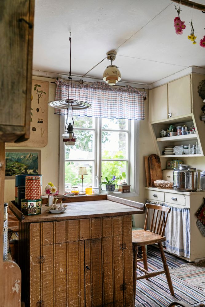 Trivsamt litet kök.