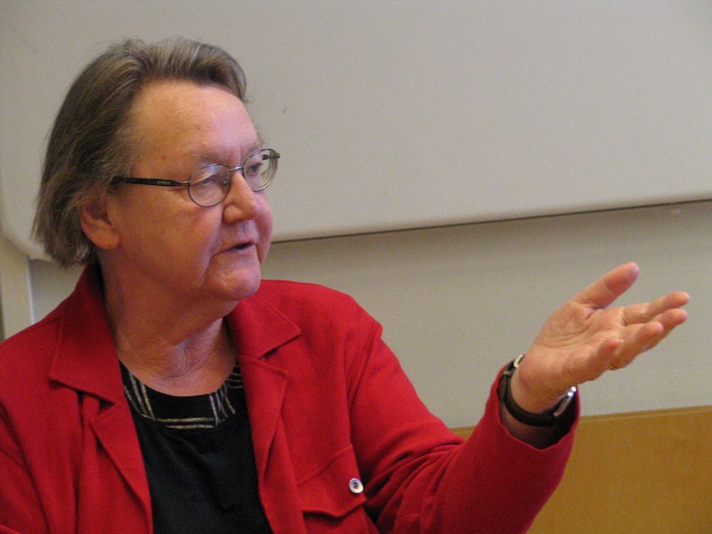 Marit Paulsen gjorde matprogram i SVT tillsammans med Monica Hörner.