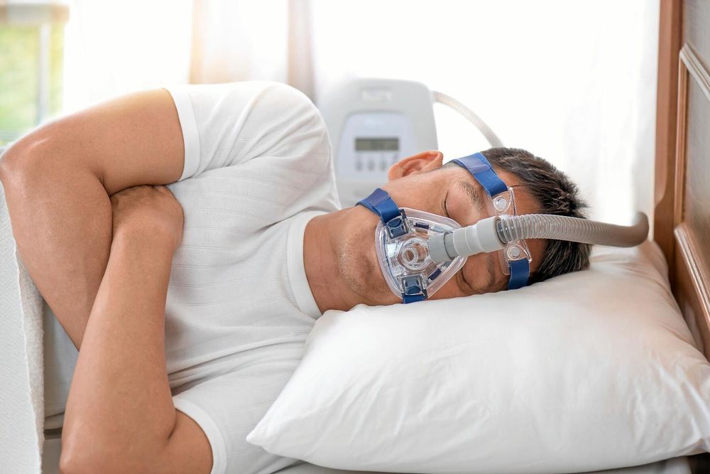 En andningsmask kan hjälpa.