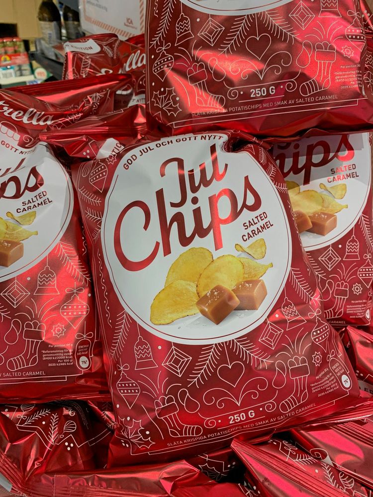 Julchips, kul grepp med klassiskt snacks!