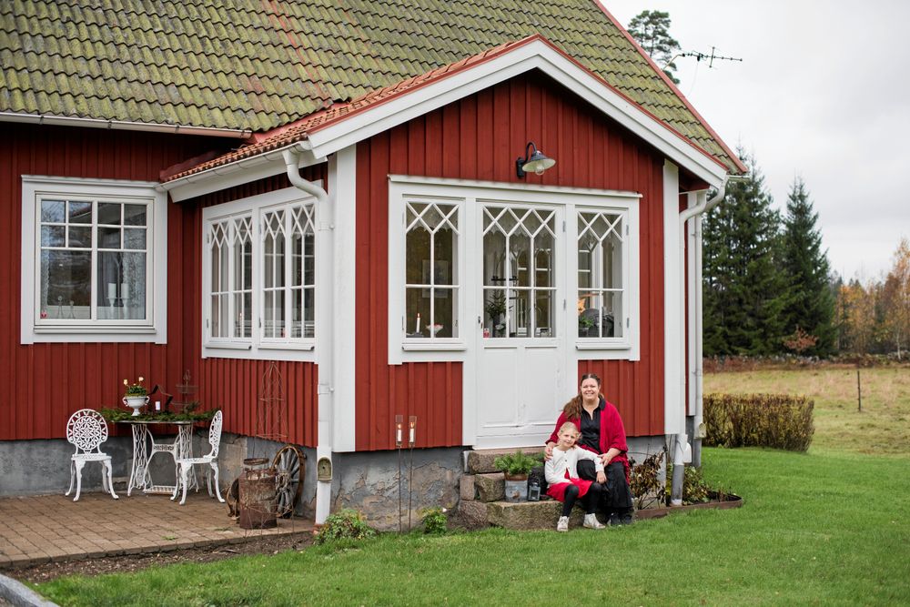 Förväntansfulla. För Bodil och dottern Linnea är julen den bästa tiden på året.