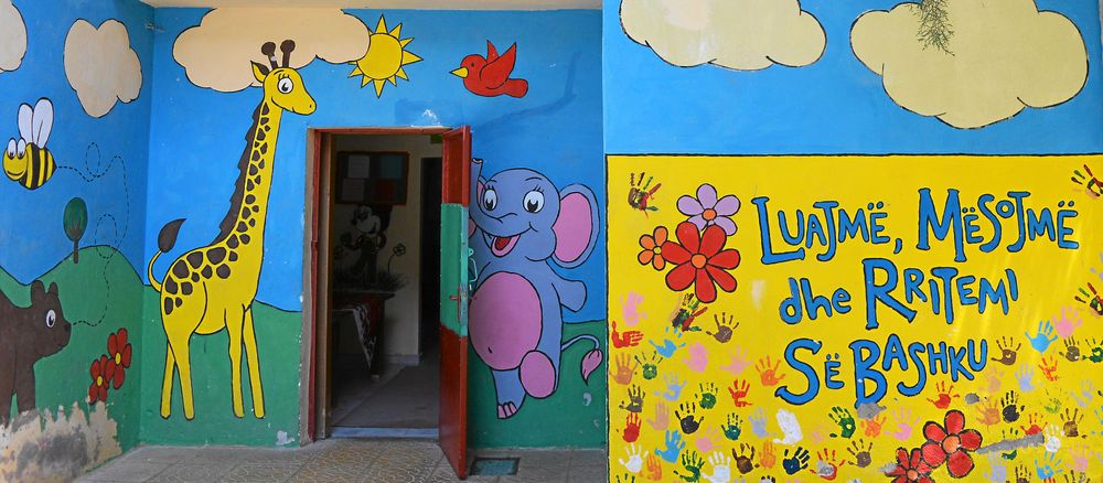 En av de fem förskolor som ingår i projektet och som har rustats upp, fått ny utrustning och nytt utbildningsmaterial. Foto Martin Falkman