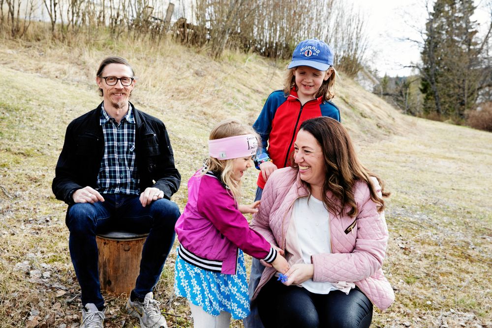 Christian är uppvuxen i trakten och nu känner sig även Tove och barnen sig hemma här.