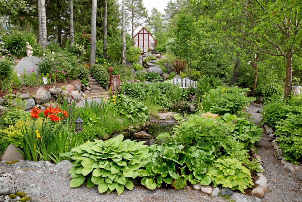 Trädgården har fått namnet Lilla Madeira, med inspiration från blomsterön Madeira.