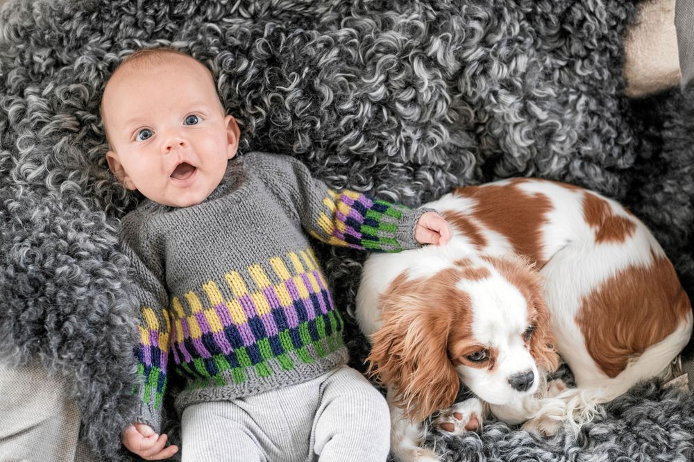 Mönstret finns även för de allra minsta.