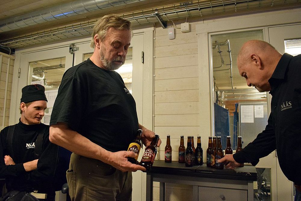 Det har blivit en hel del olika öl genom åren för Nääs Gårdsbryggeri. Emil Jonsson, Gunnar Emanuelsson och Lars Schweitz kommer att ta ram ännu fler under året.