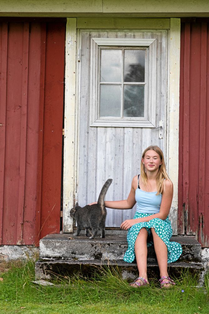 Den gamla stugan på tomten ska bli Anjas alldeles egna. Snart börjar renoveringen.