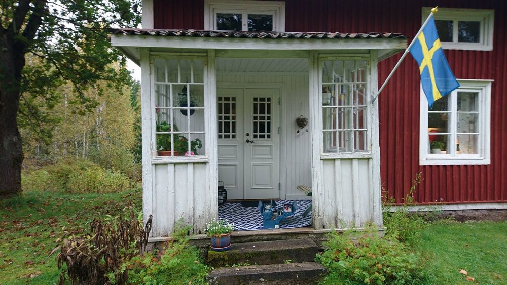 Charmig veranda för sköna sommarkvällar.