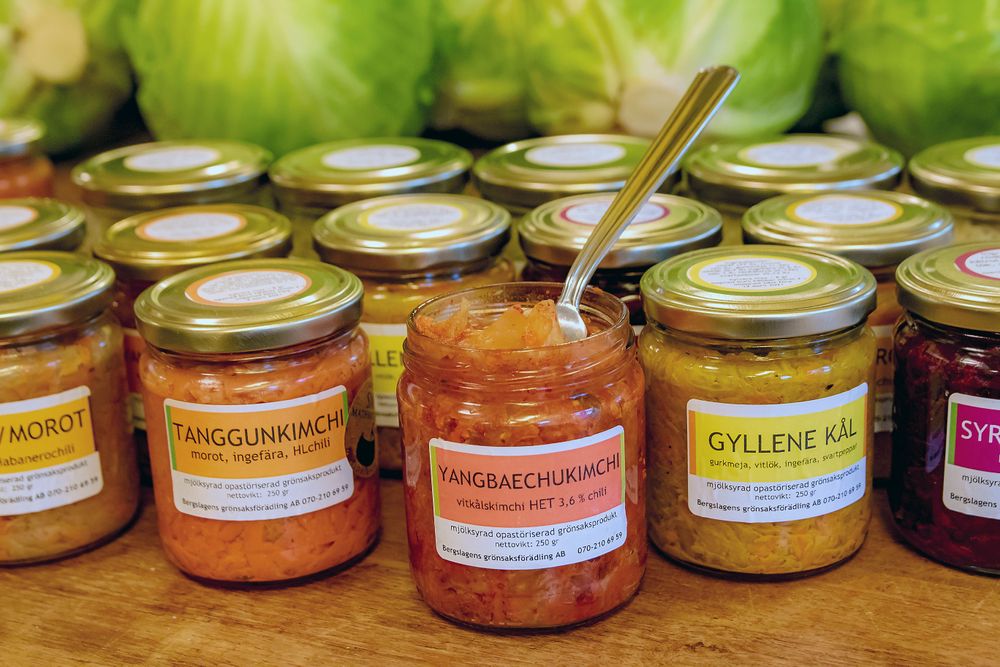 Kryddstarkt. Den heta Yangbaechukimchin innehåller 3,6 procent chili.